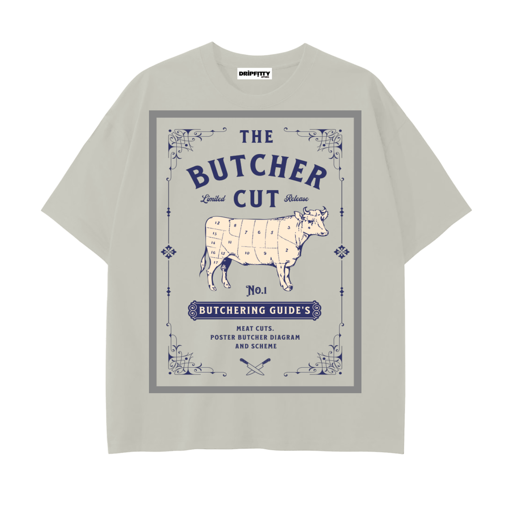 The Butcher Cuts - Drop Shoulder Cotton T-Shirt