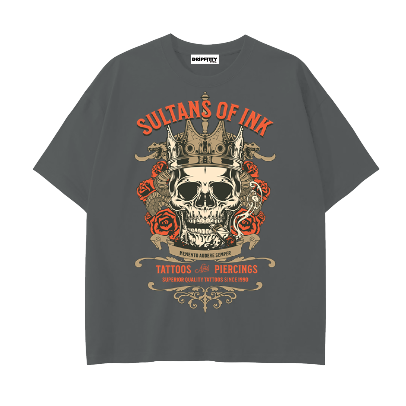 Sultans of Ink - Drop Shoulder Cotton T-Shirt