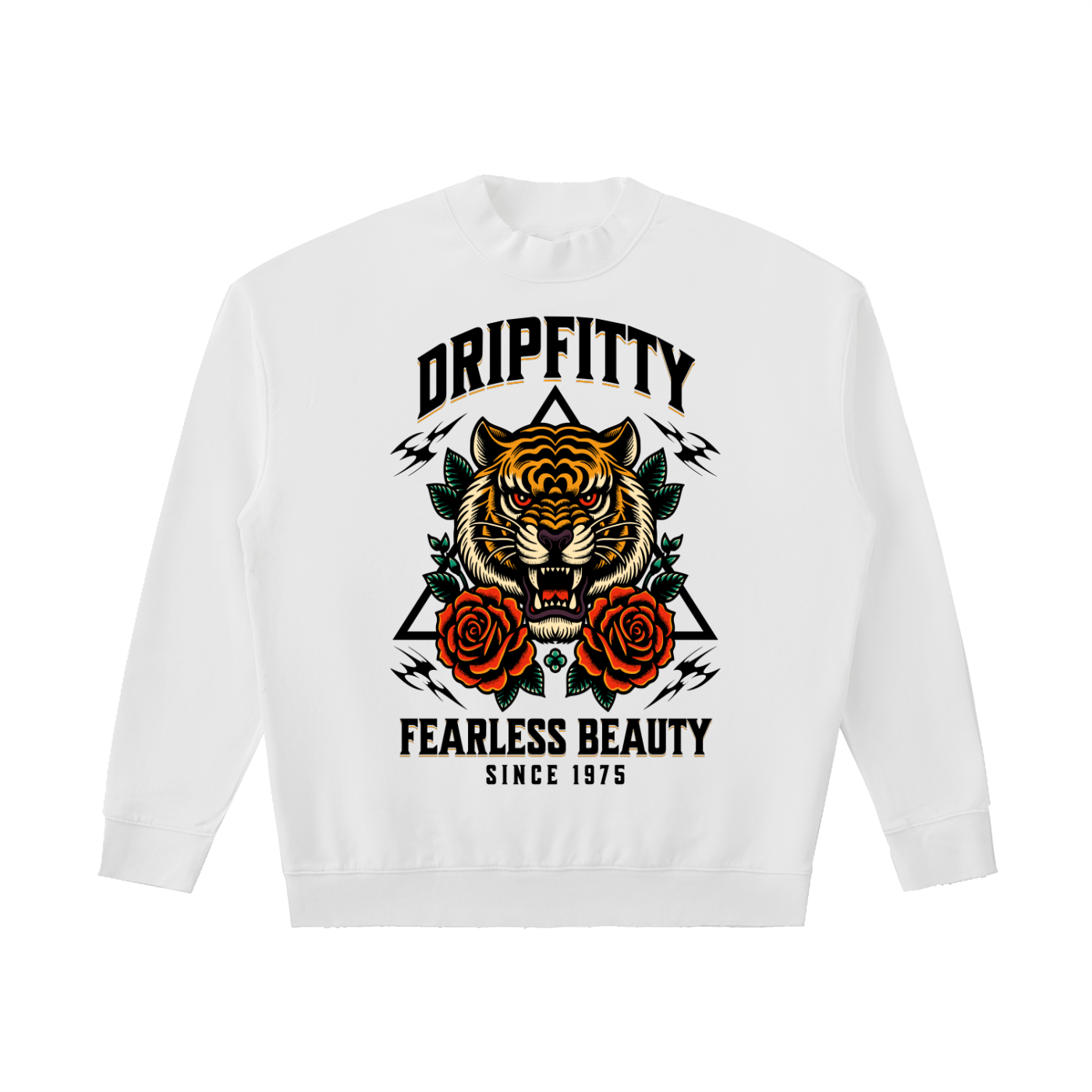 Fearless Beauty - Drop Shoulder Crewneck Sweatshirt