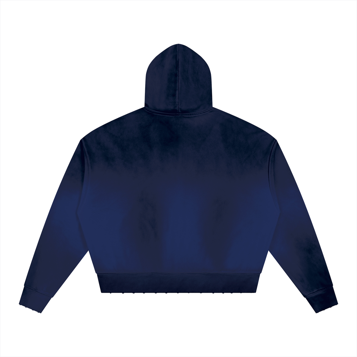 Fade to Black - Unisex Sunfade Distressed Boxy Hoodie