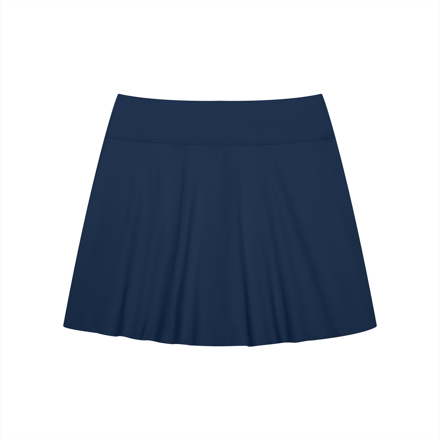 Pixie - Women's A-Line Contrast Panel Slit Skirt