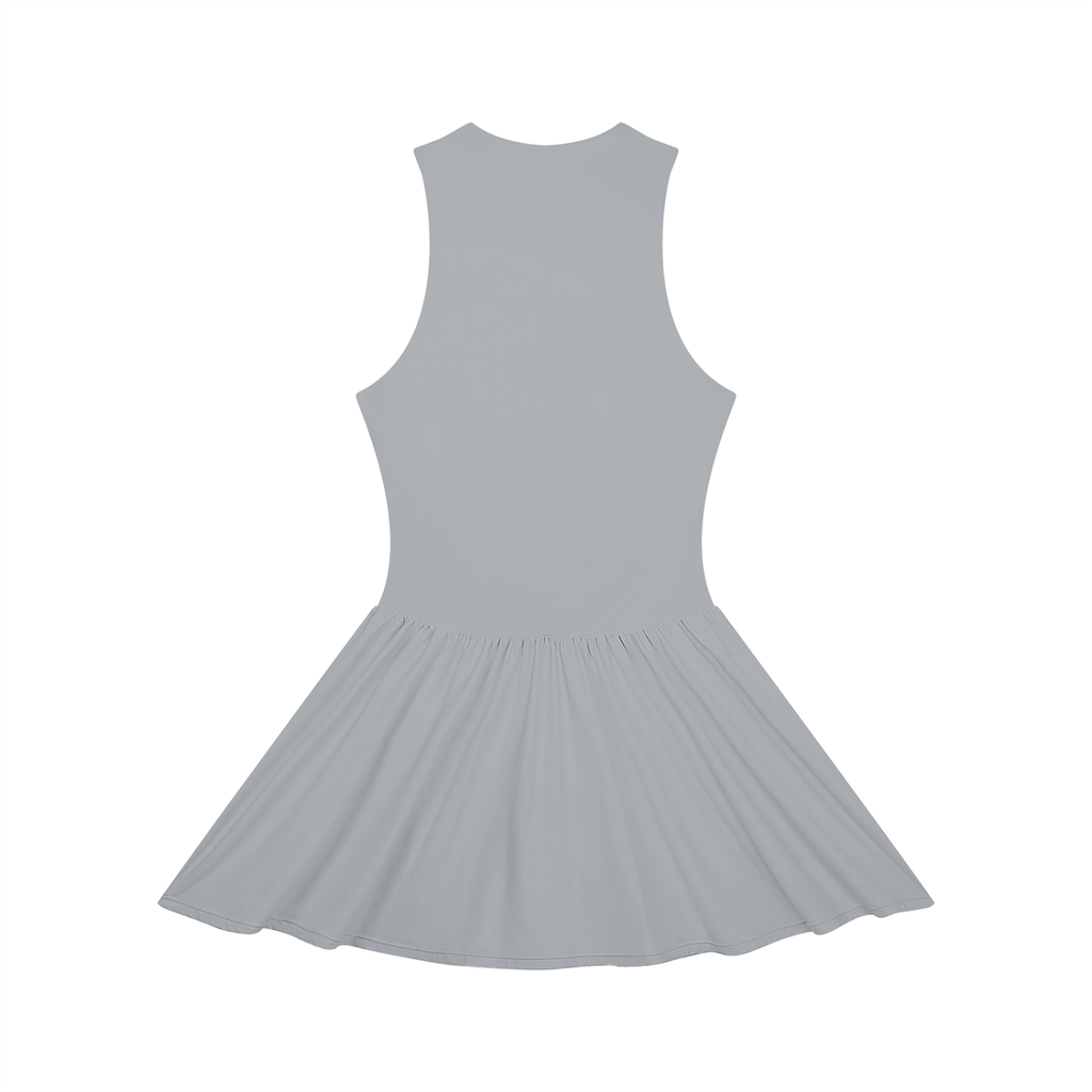 Lovie Dovie - Women’s Ruched Sleeveless Full-Zip Dress