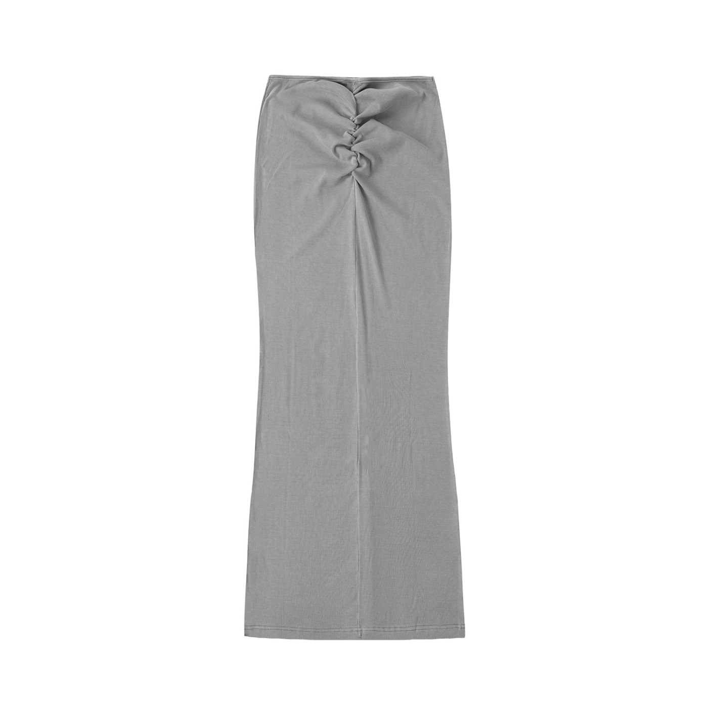 Full Max - Dyed Washed Drawstring Maxi Skirt