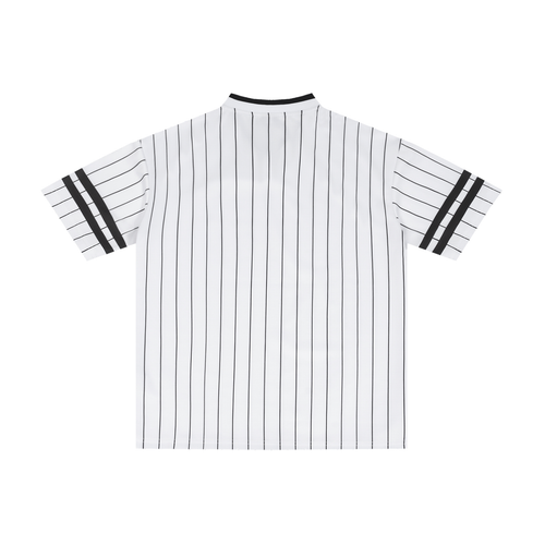 Bases Loaded - Unisex Striped Loose V-Neck T-Shirt
