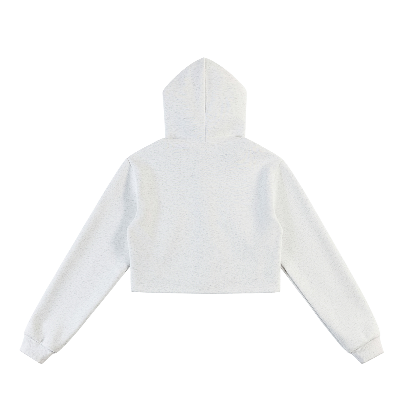 Street Queen Cropper - Essential Cropped Zip-Up Hoodie
