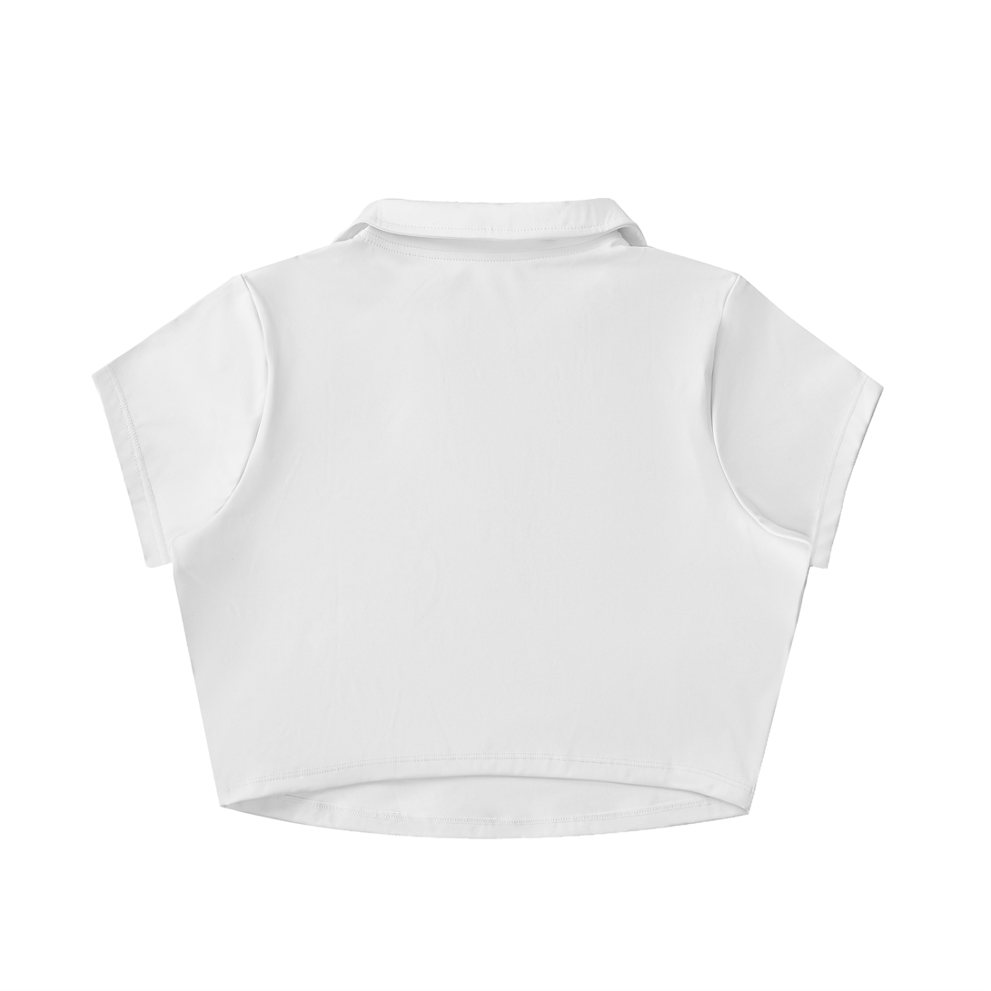 The Lapelly - V-Neck Lapel Crop Top