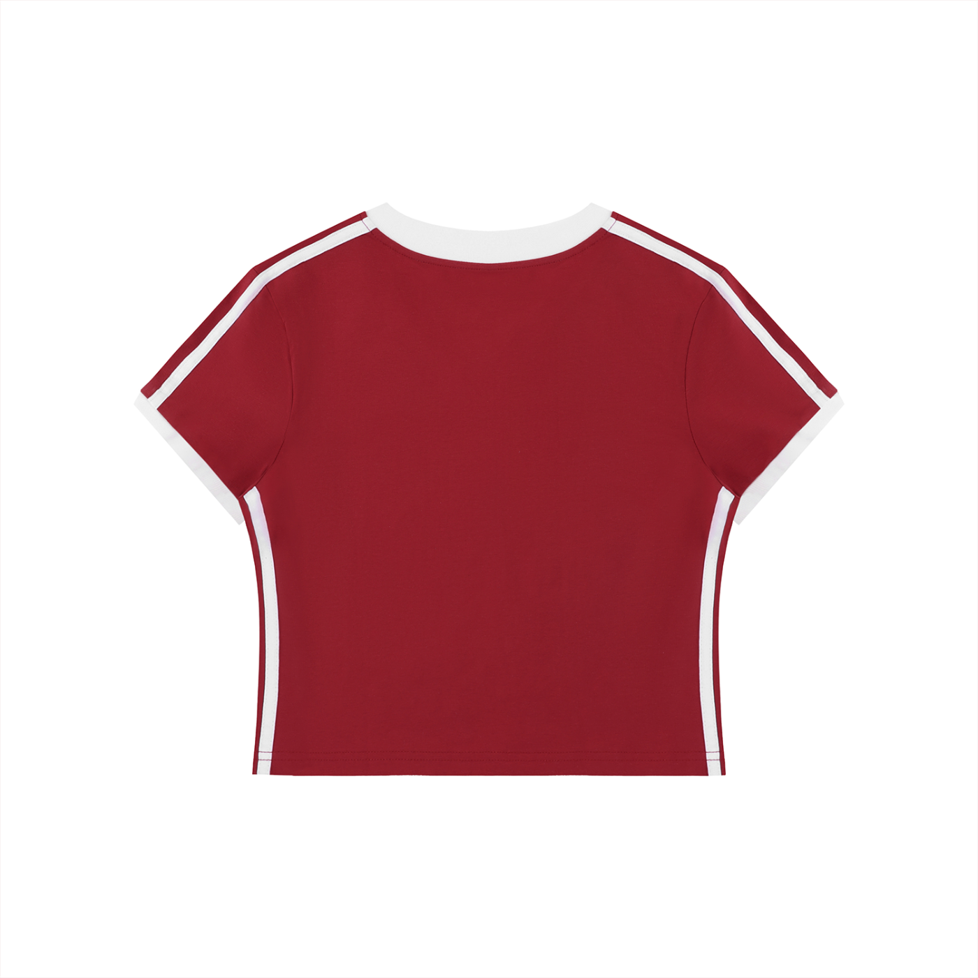 Retro Rewinder - Women's Retro Binding V-Neck Crop T-Shirt