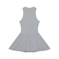 Lovie Dovie - Women’s Ruched Sleeveless Full-Zip Dress
