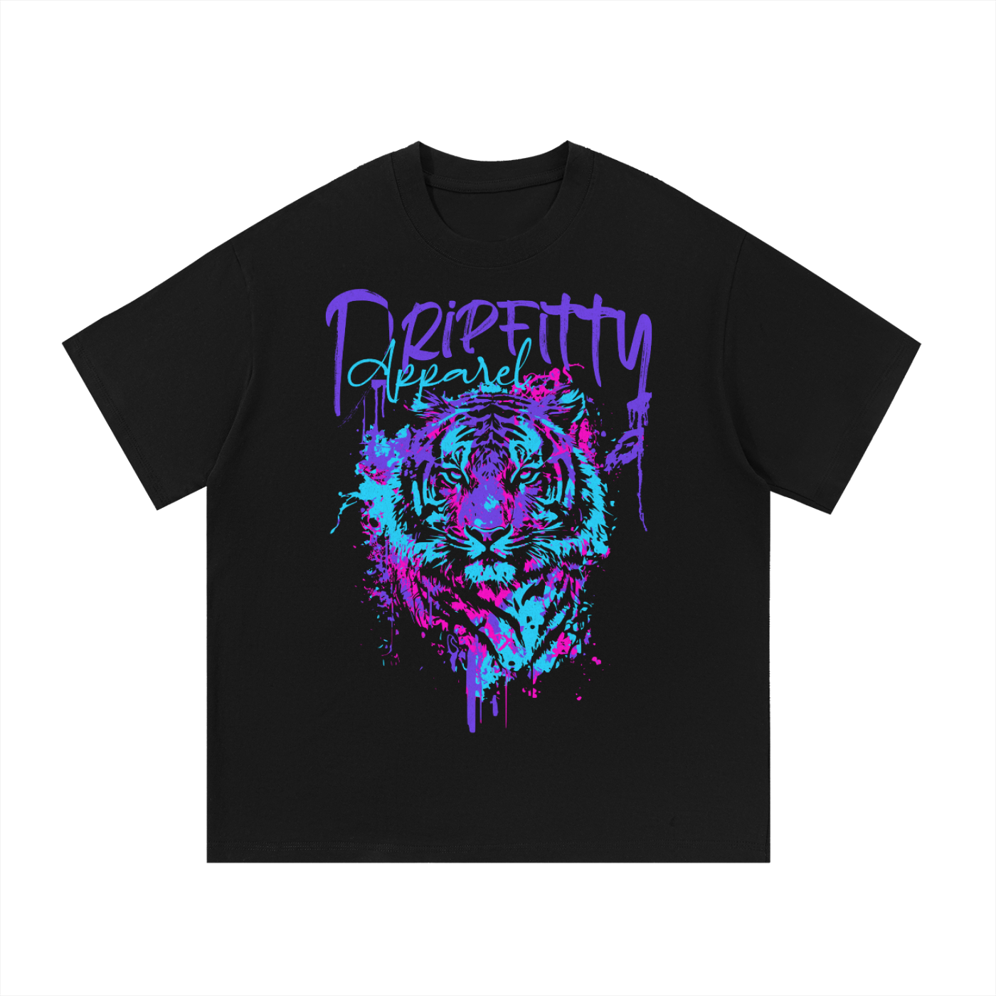 Drippy Big Kitty - Essential Cotton T-Shirt