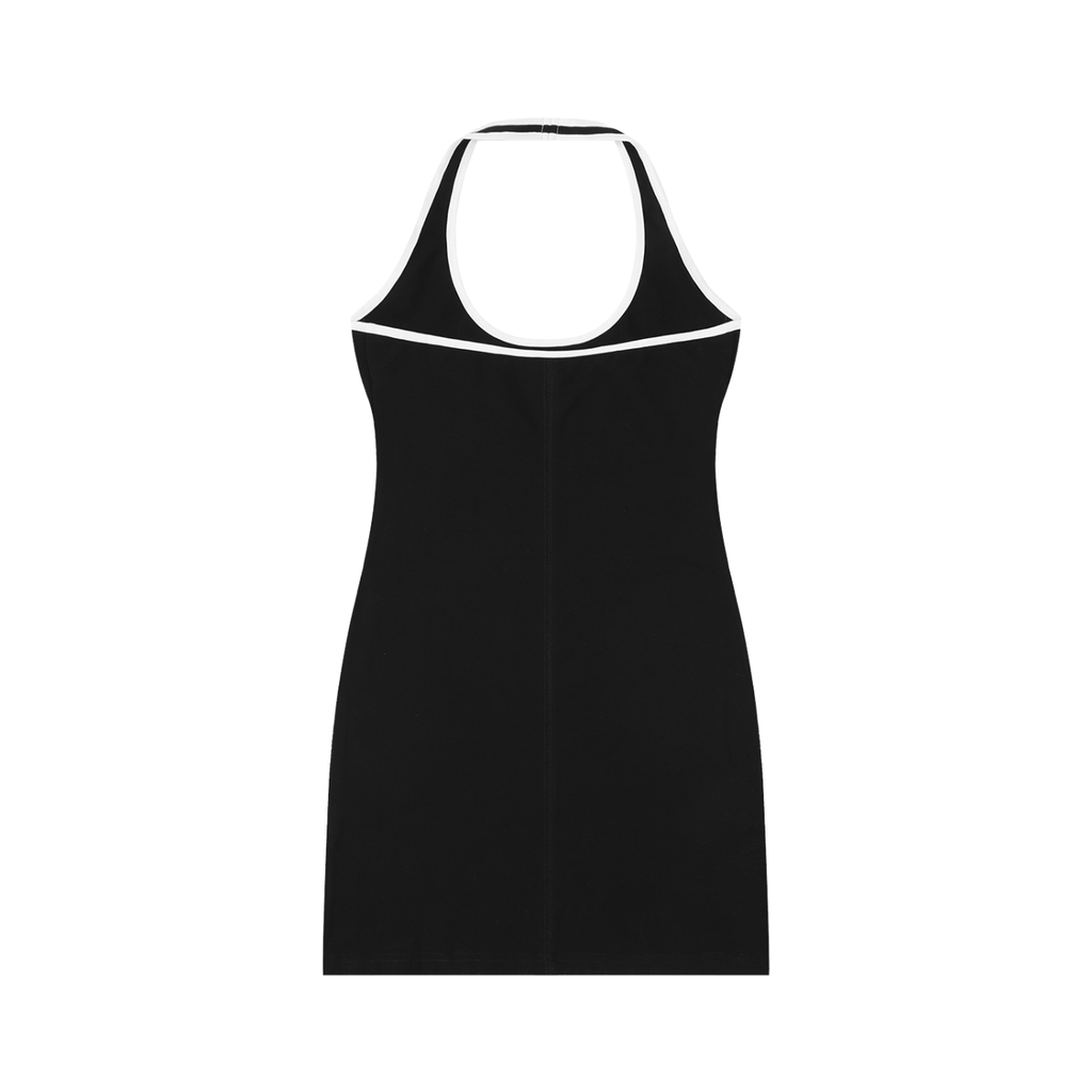 Clubbin All Night - Women's Binding Tight Halter Dress