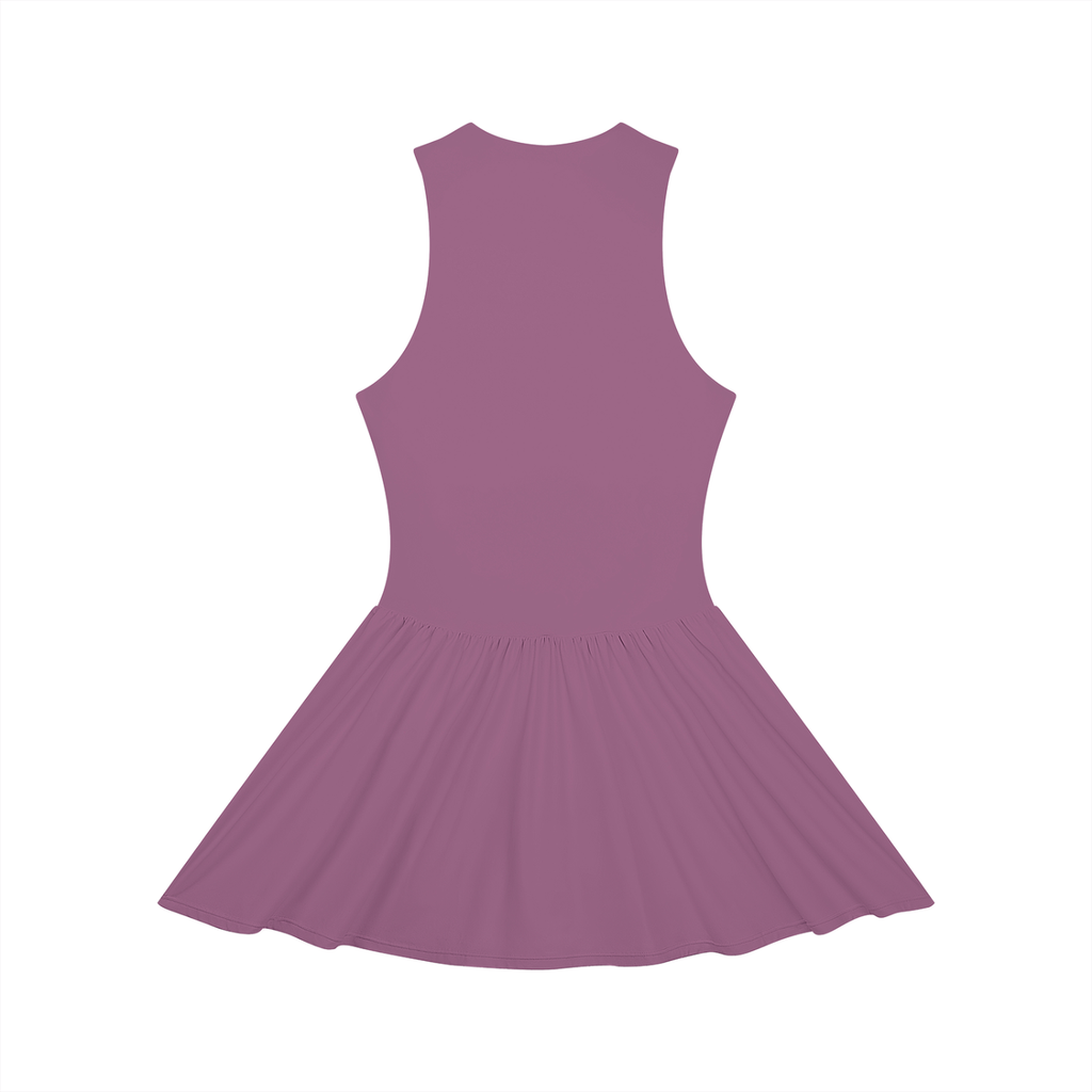 Lovie Dovie - Women’s Ruched Sleeveless Full-Zip Dress
