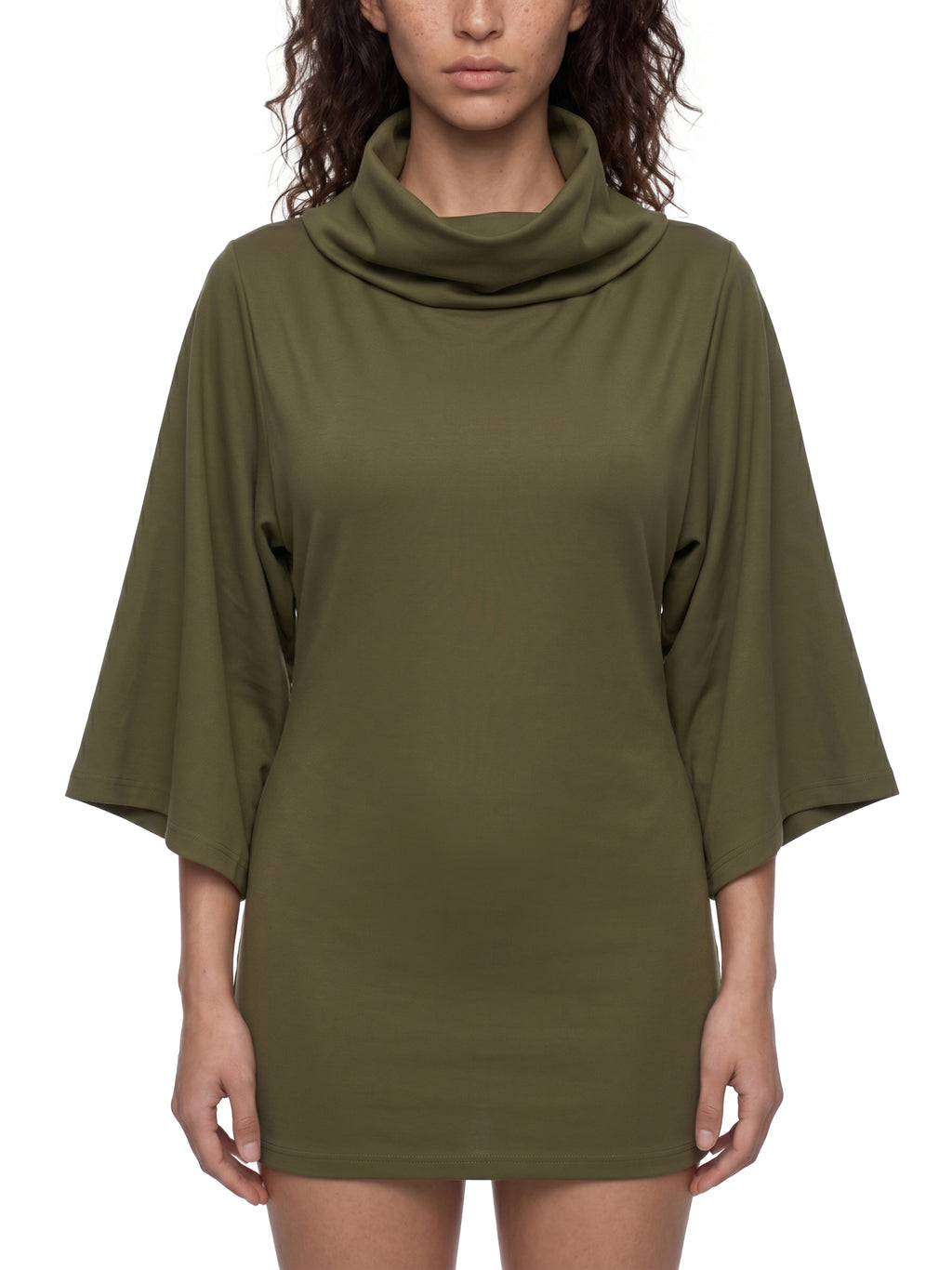 Rosie - Women’s Turtleneck Batwing T-Shirt