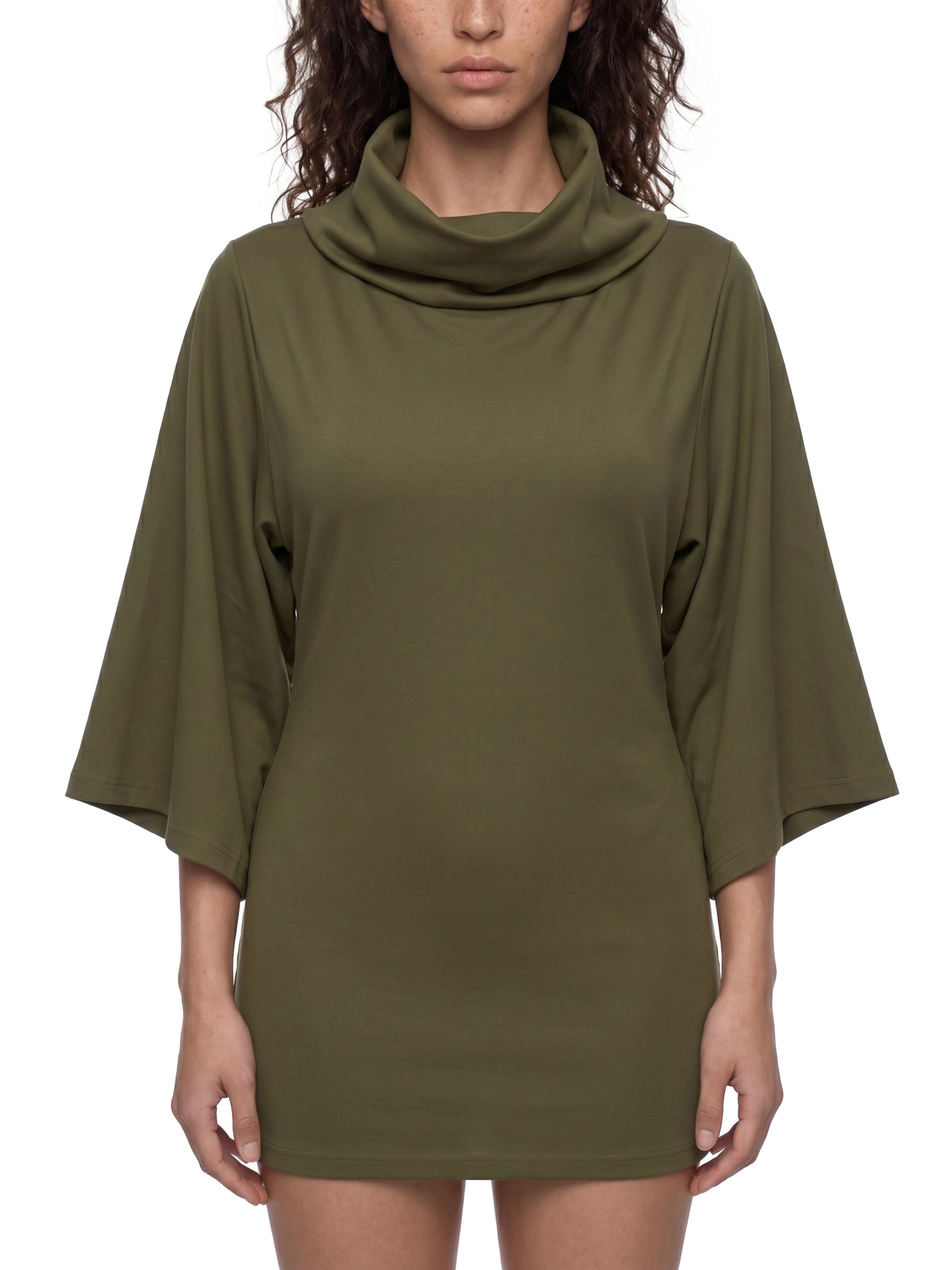 Rosie - Women’s Turtleneck Batwing T-Shirt