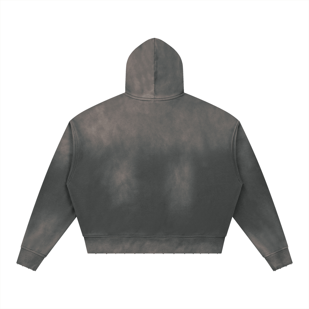 Fade to Black - Unisex Sunfade Distressed Boxy Hoodie