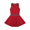 Sweety - Women's Color Block A-Line Sleeveless Dress