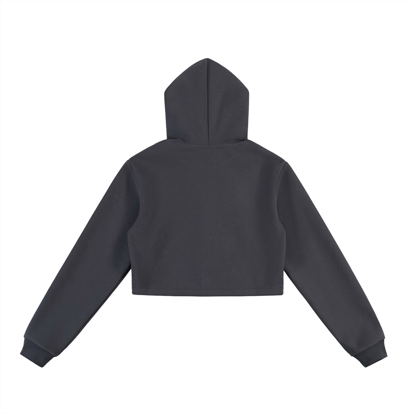 Street Queen Cropper - Essential Cropped Zip-Up Hoodie