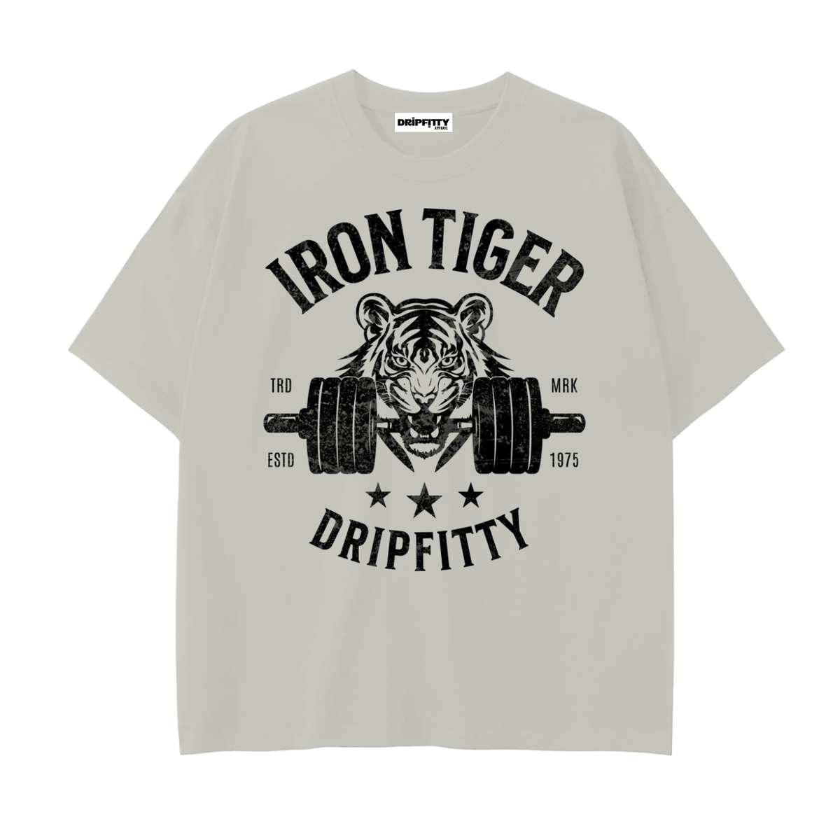 Iron Tiger - Drop Shoulder Cotton T-Shirt