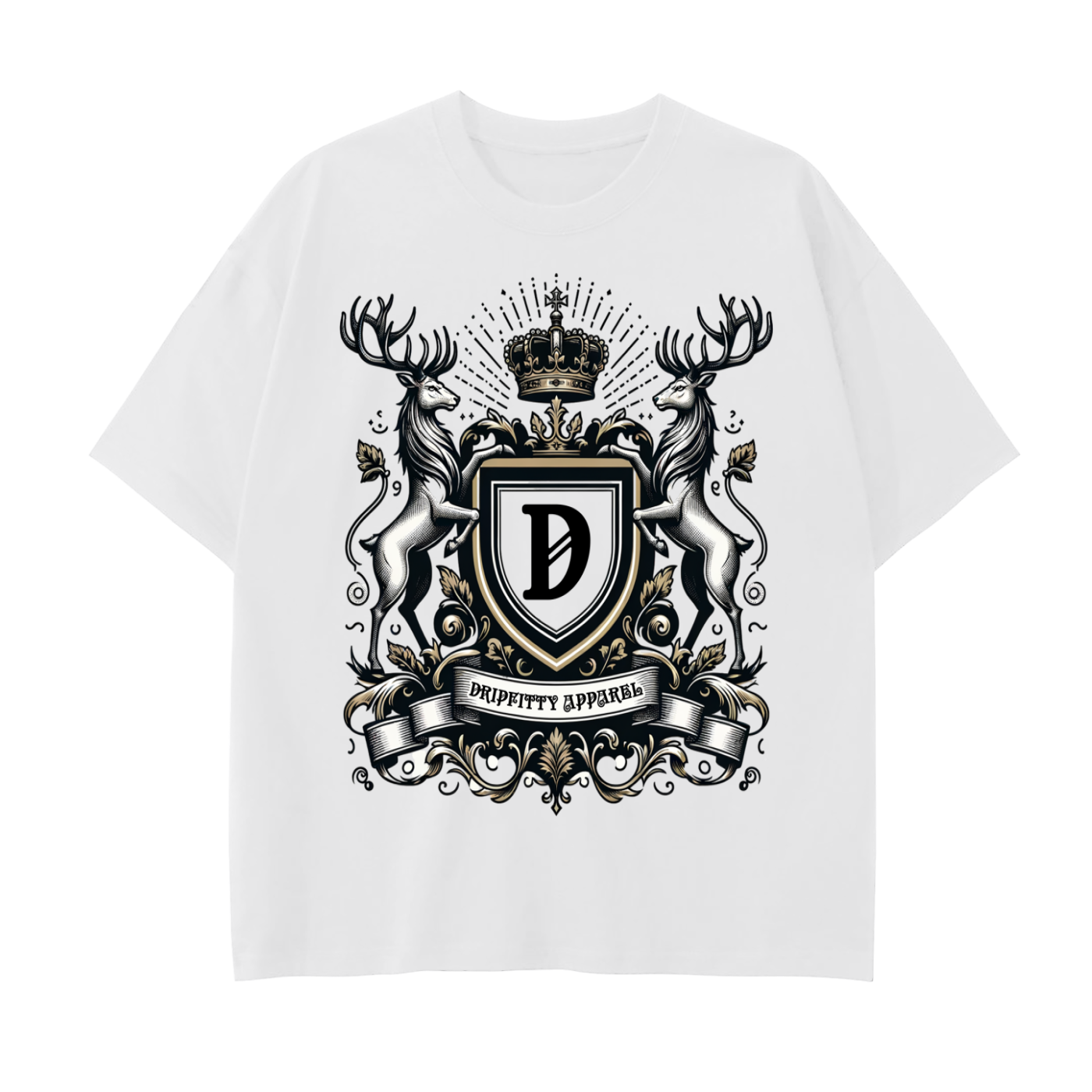 House of Dripfitty - Drop Shoulder Cotton T-Shirt