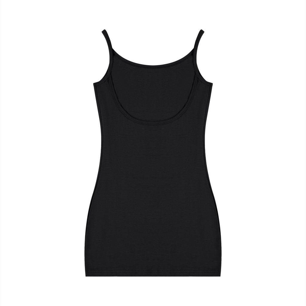 Lola - Women's Solid Tight Sleeveless Dress