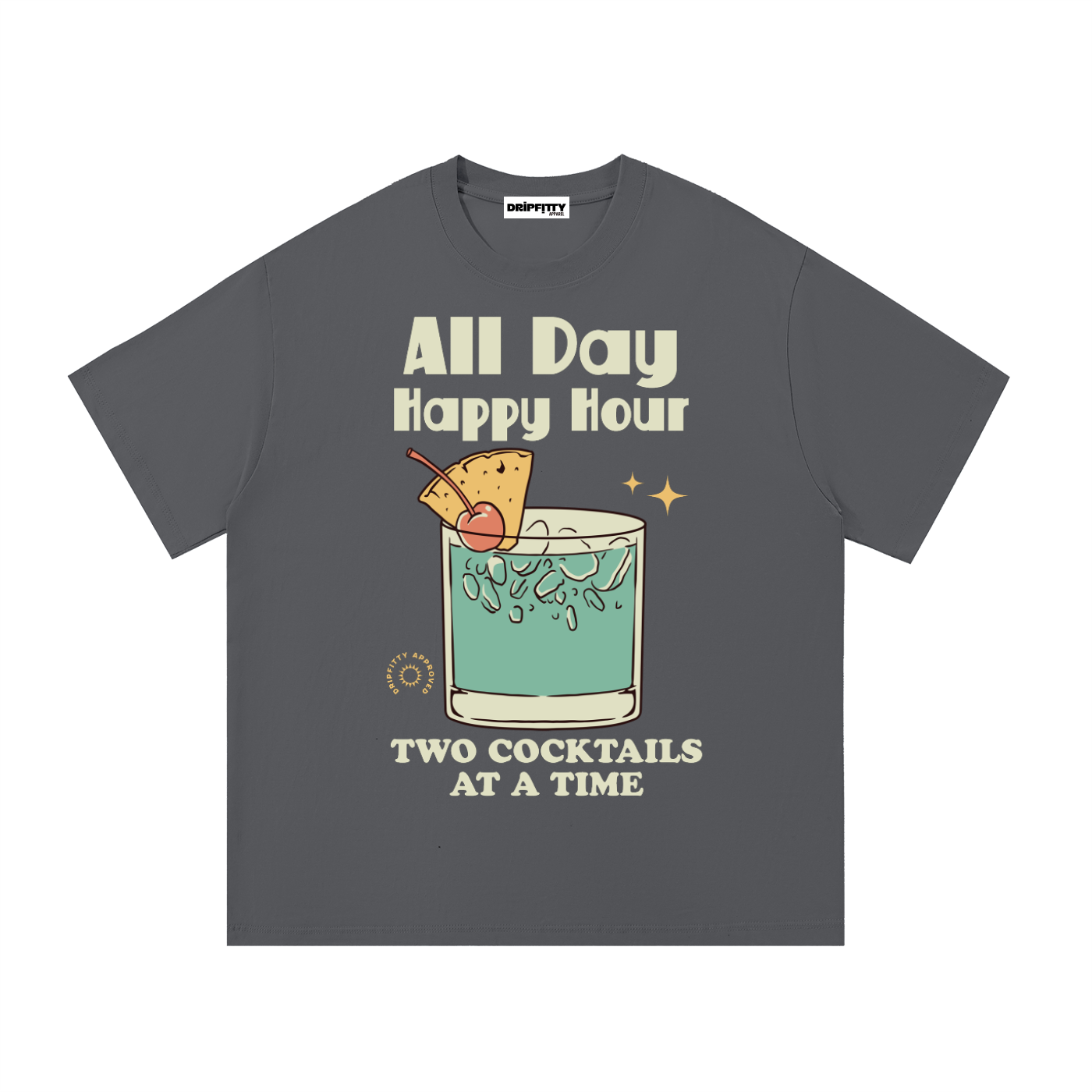 All Day Happy Hour - Essential Cotton T-Shirt