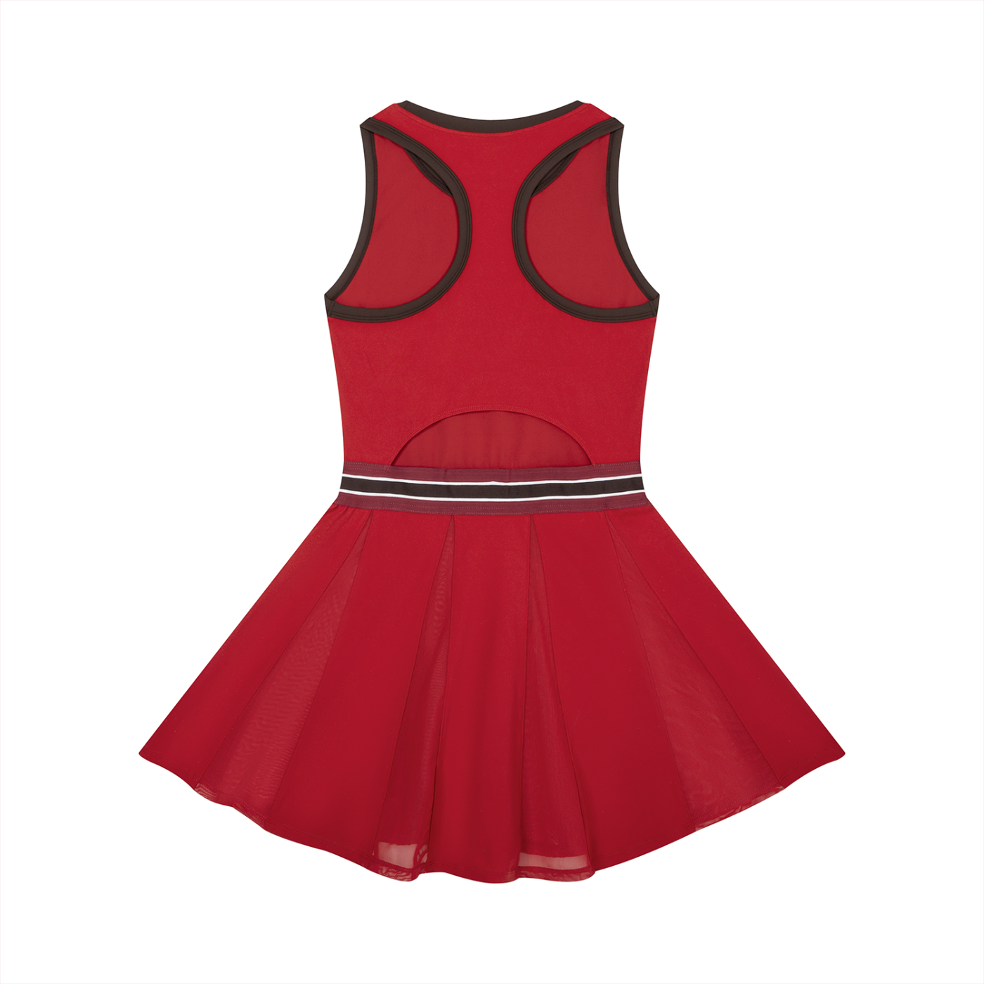 Sweety - Women's Color Block A-Line Sleeveless Dress
