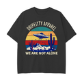 We Are Not Alone -  Drop Shoulder Cotton T-Shirt