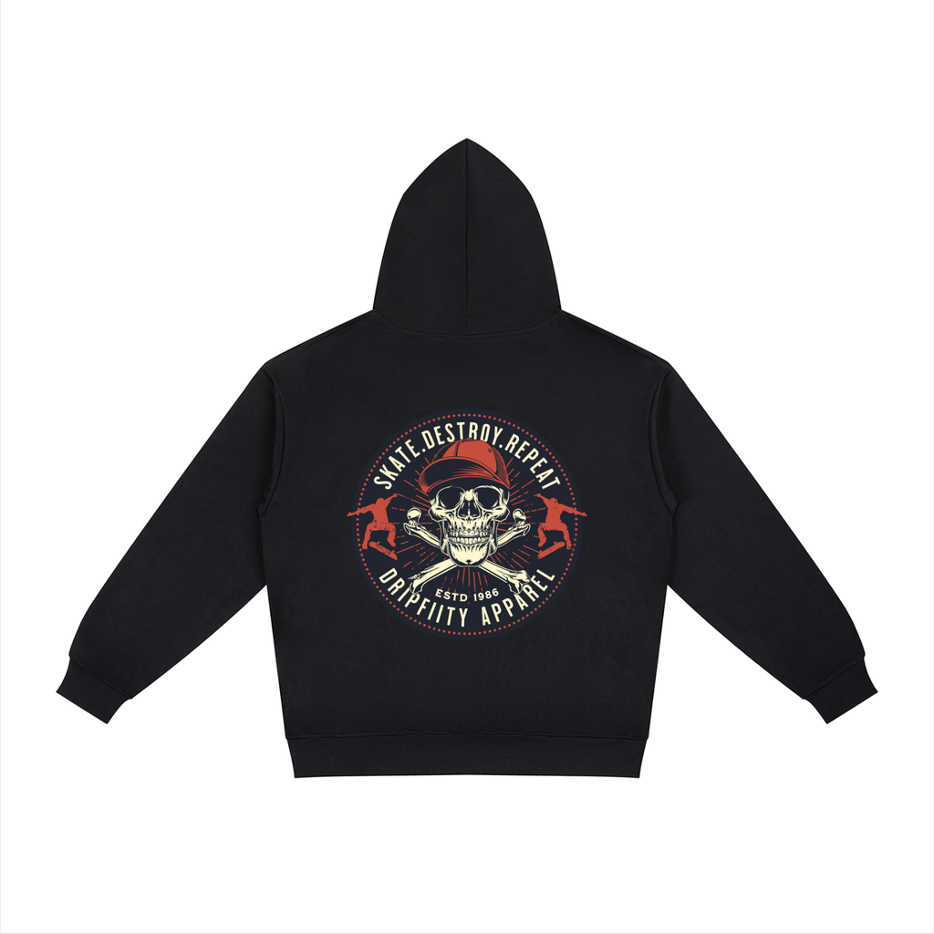 Skate.Destroy.Repeat - Relaxed Fit Hoodie