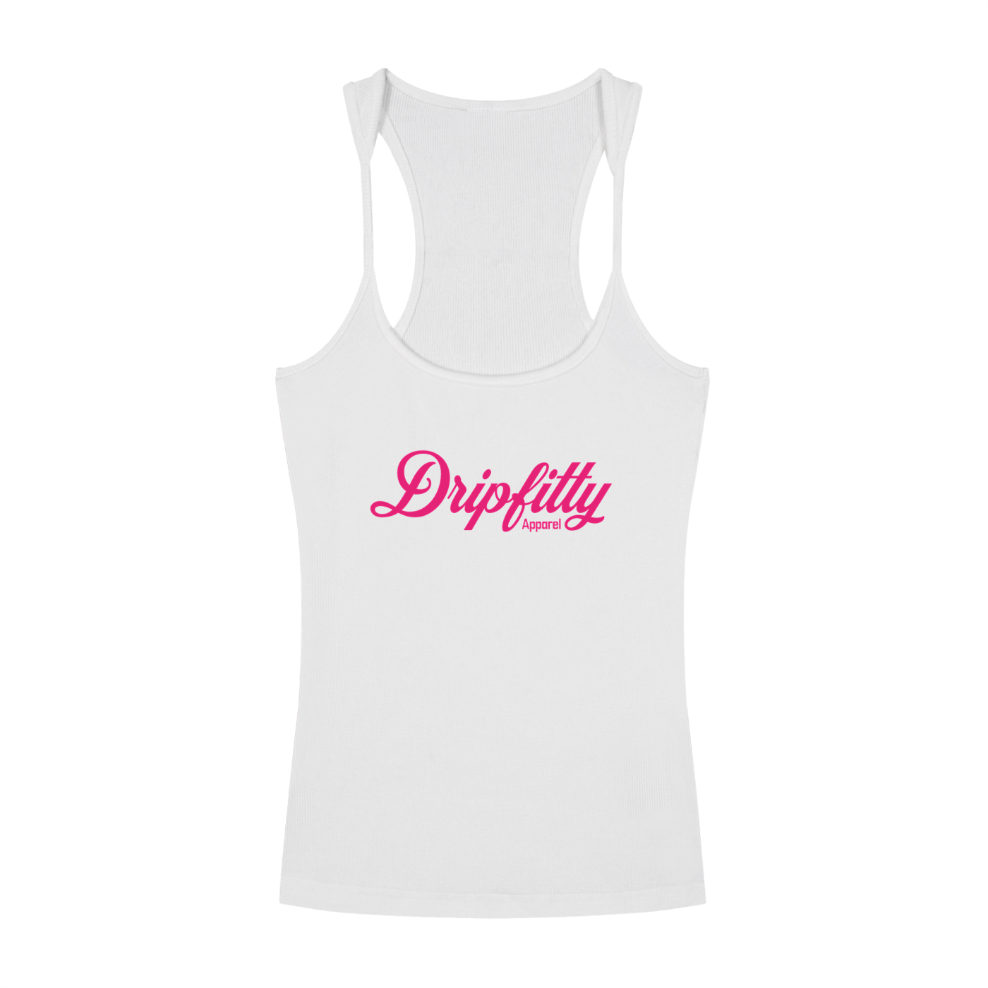 Dripfitty Slim Fitty RB2P -Slim Fit Ribbed Racerback Tank Top