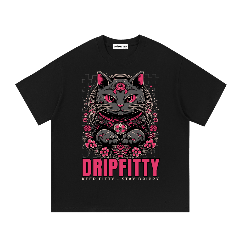 Lucky Kitty - Essential Cotton T-Shirt