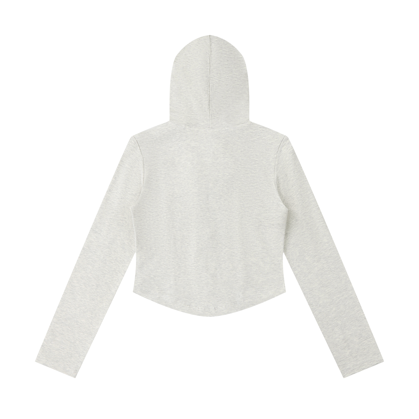 Holla Slimski - Women's Slim Cropped Full Zip Hoodie