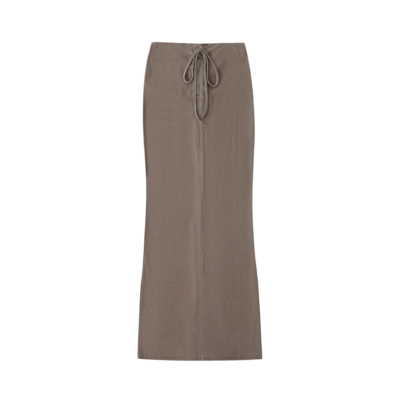 Full Max - Dyed Washed Drawstring Maxi Skirt