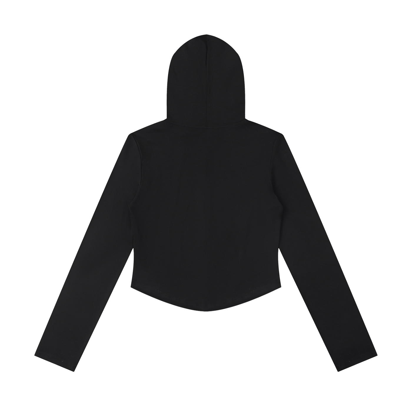 Holla Slimski - Women's Slim Cropped Full Zip Hoodie