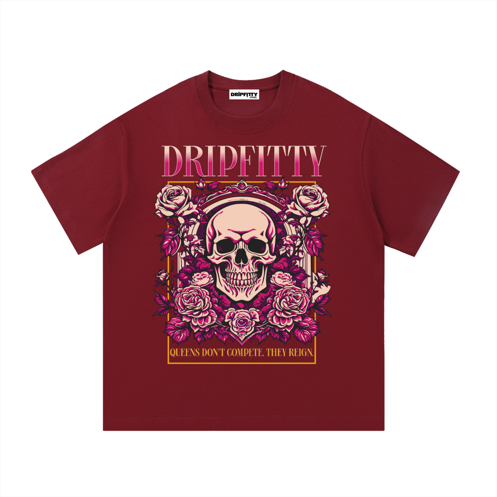 Queens Don't Compete. They Reign. - Essential Cotton T-Shirt