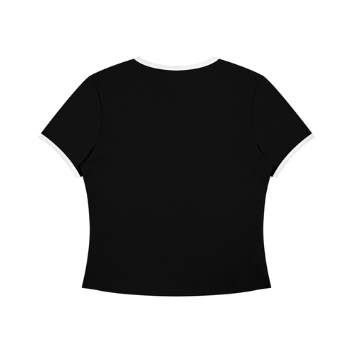 Chillaxing Cropper - Women’s Color Block Crop T-Shirt