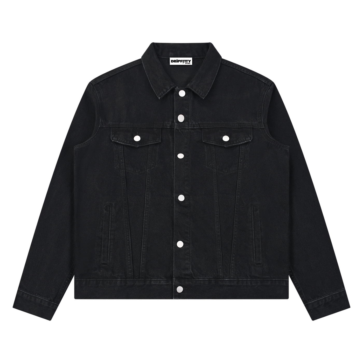 Dripfitty's Old Schooler - Denim Vintage Wash Denim Jacket