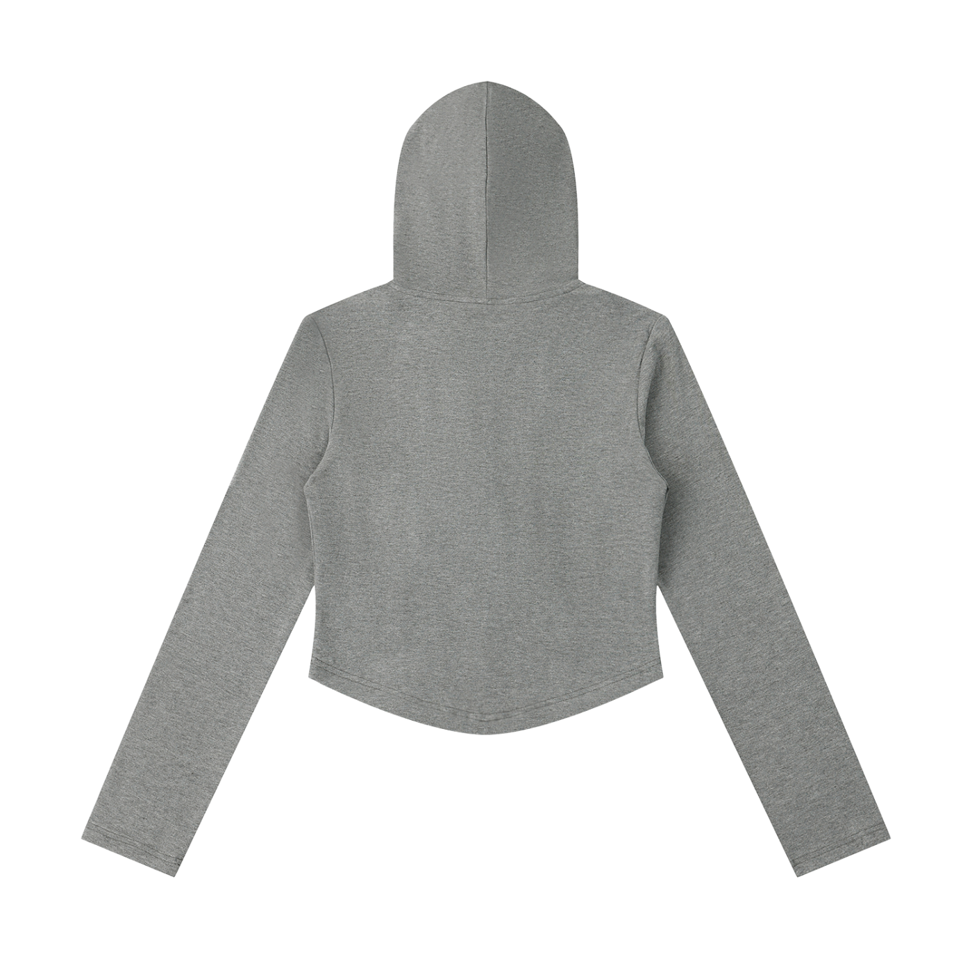Holla Slimski - Women's Slim Cropped Full Zip Hoodie