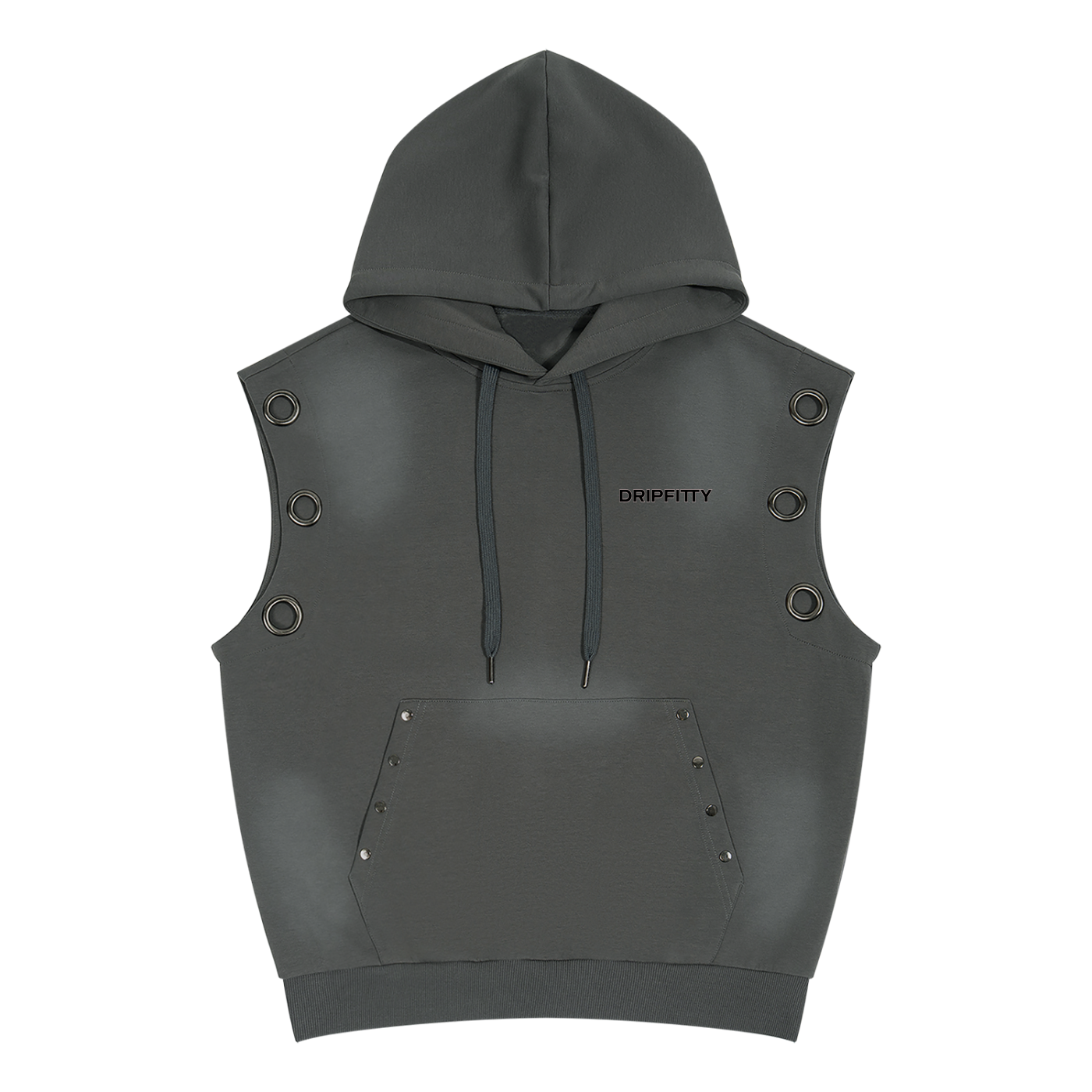 Sunset Fader - Unisex Vintage Wash Sun Fade Sleeveless Hoodie