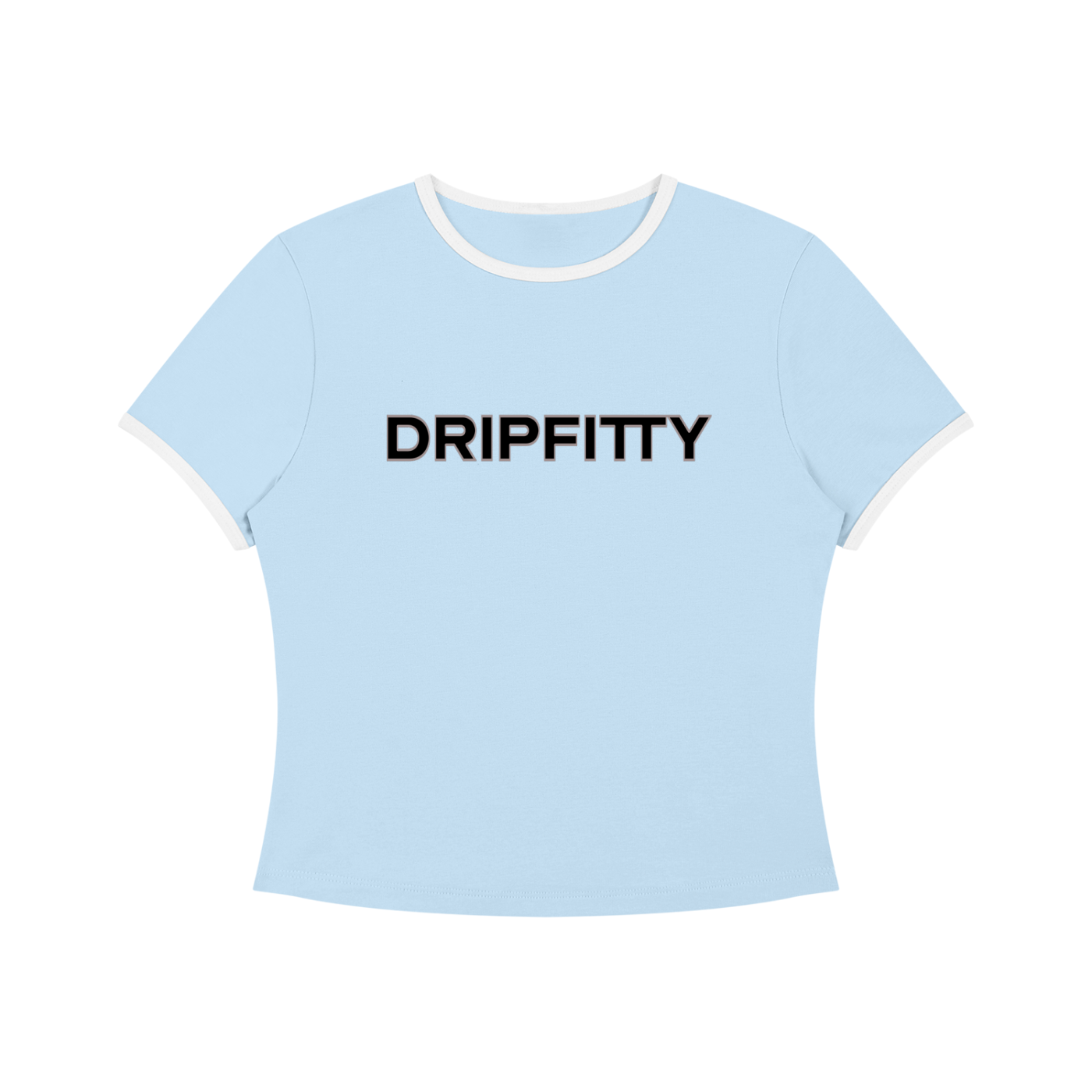 Chillaxing Cropper - Women’s Color Block Crop T-Shirt