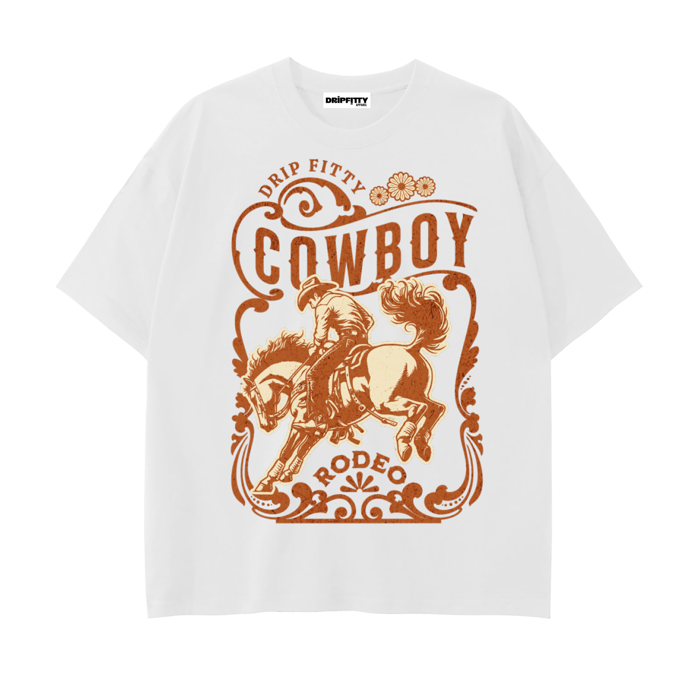 The Cowboy - Drop Shoulder Cotton T-Shirt