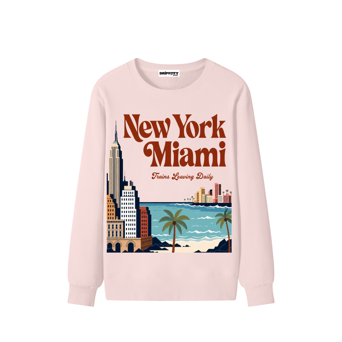 NYC to Miami "Cousin Dee Edition" - Classic Unisex Cotton Sweatshirt