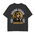 Smoke Break Champion - Drop Shoulder Cotton T-Shirt