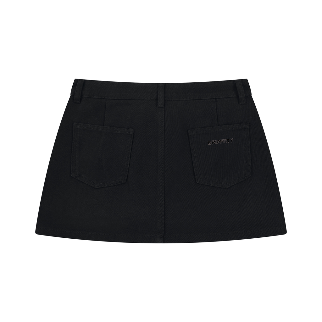 The Stud Mini - Women's Studded Denim Mini Skirt