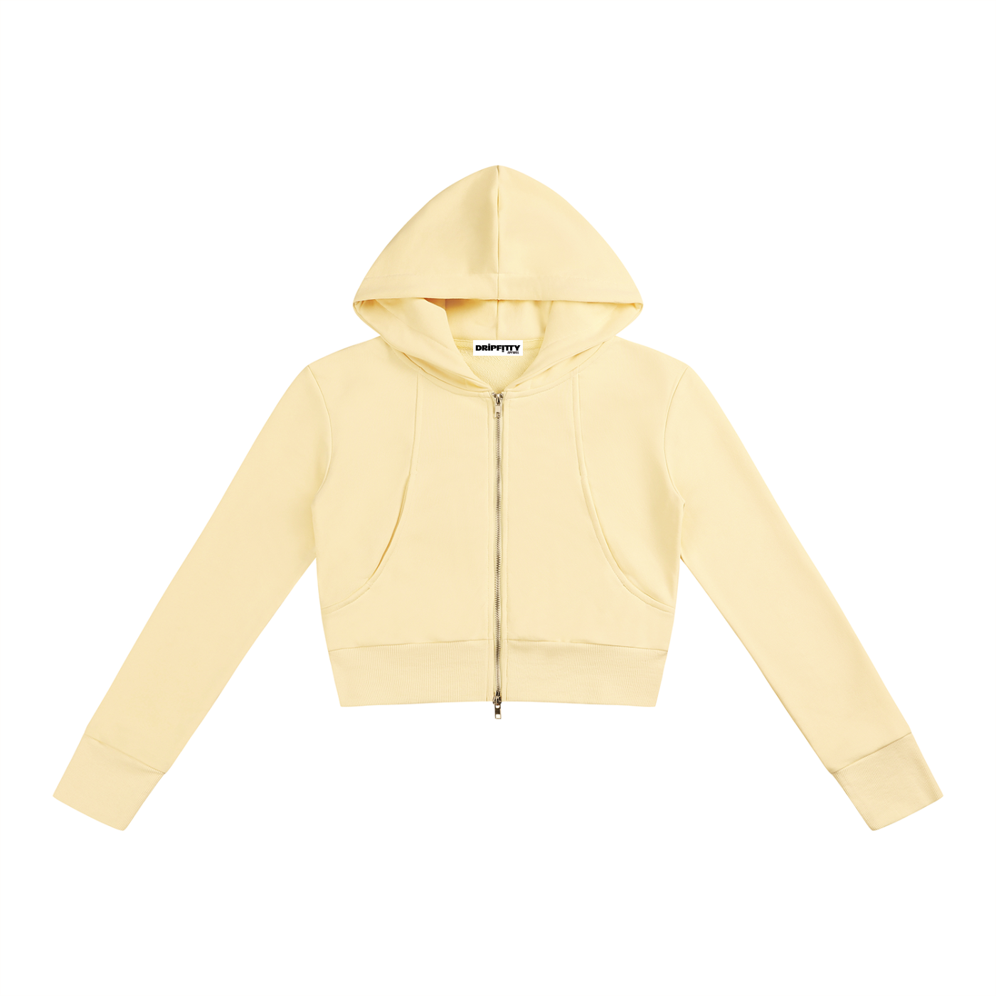 Cropper Slimski - Women’s Slim Crop Full Zip Hoodie