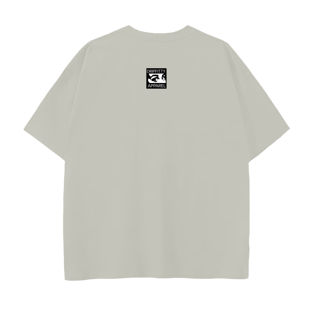 King Kitty - Drop Shoulder Cotton T-Shirt
