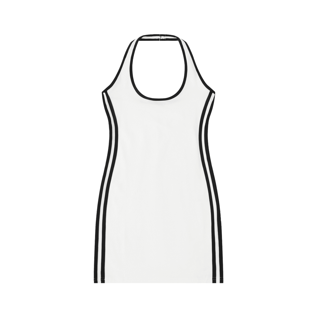 Clubbin All Night - Women's Binding Tight Halter Dress