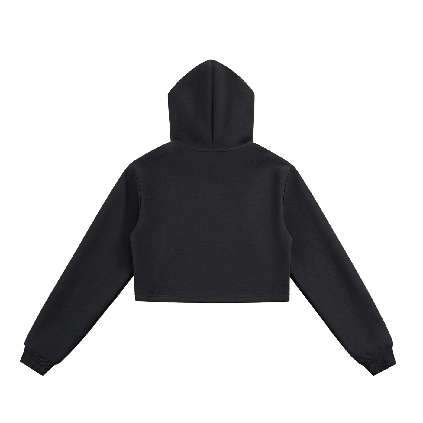Street Queen Cropper - Essential Cropped Zip-Up Hoodie