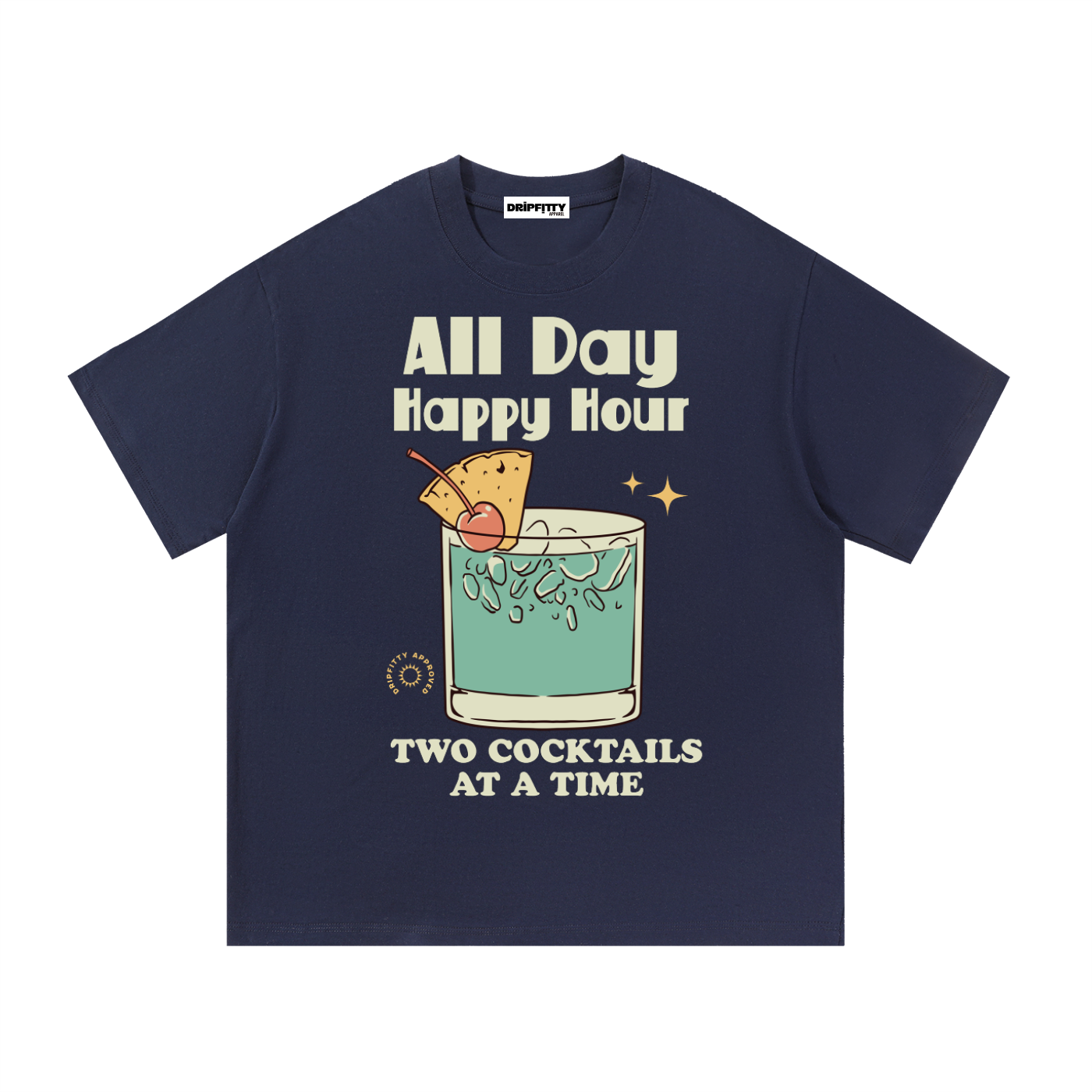 All Day Happy Hour - Essential Cotton T-Shirt