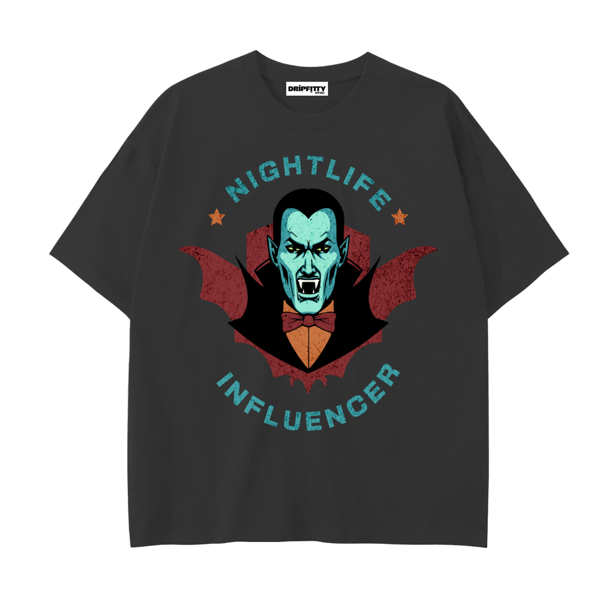 Original Nightlife Influencer -  Drop Shoulder Cotton T-Shirt