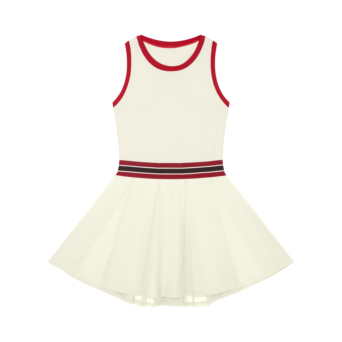 Sweety - Women's Color Block A-Line Sleeveless Dress