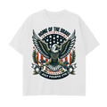 Home of the Brave  - Drop Shoulder Cotton T-Shirt
